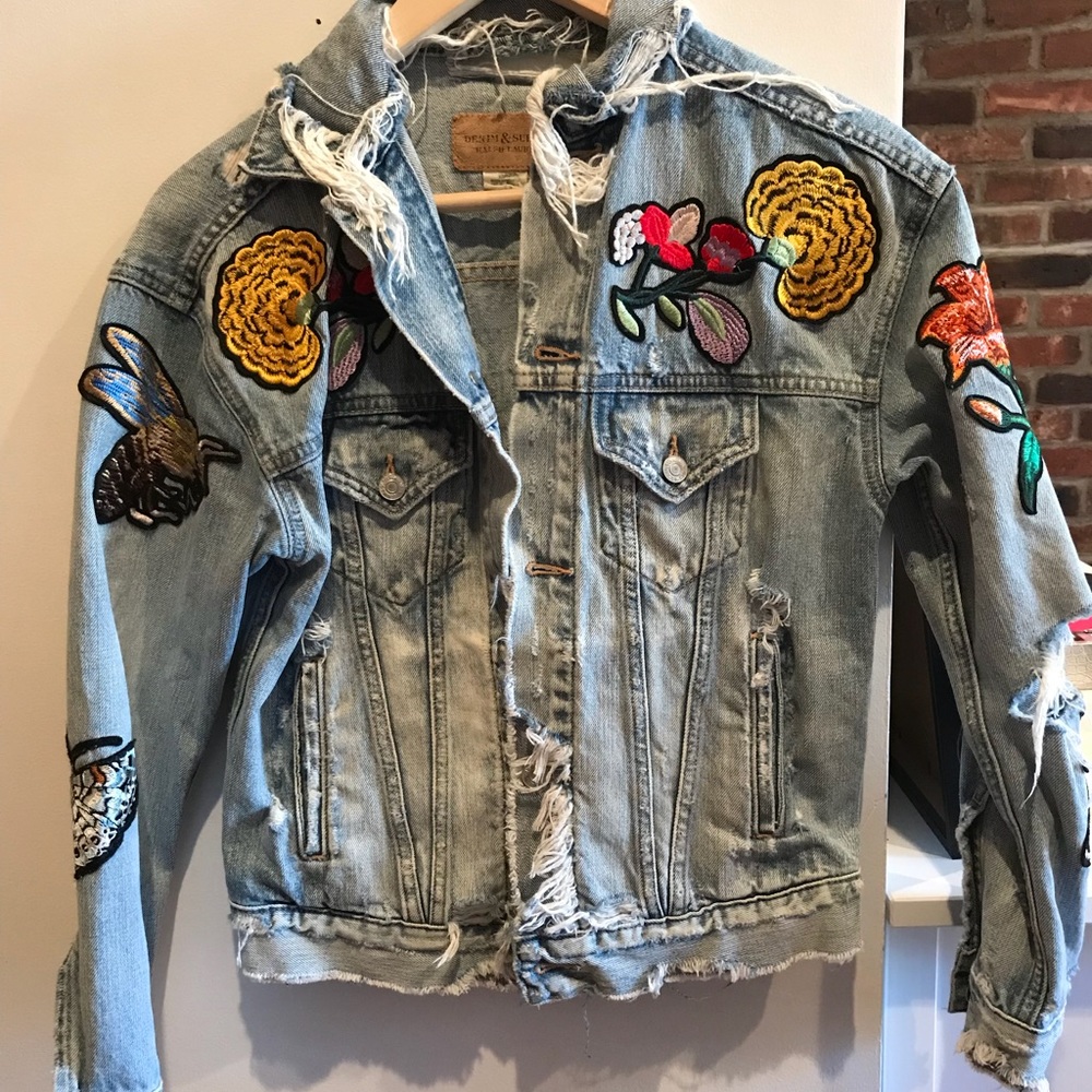 Ralph Lauren Supply distressed denim jacket